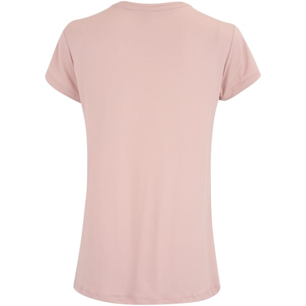 Vista 2 Camiseta Oxer Feminina Alongada Abertura Lateral Oxer ROSA CLARO