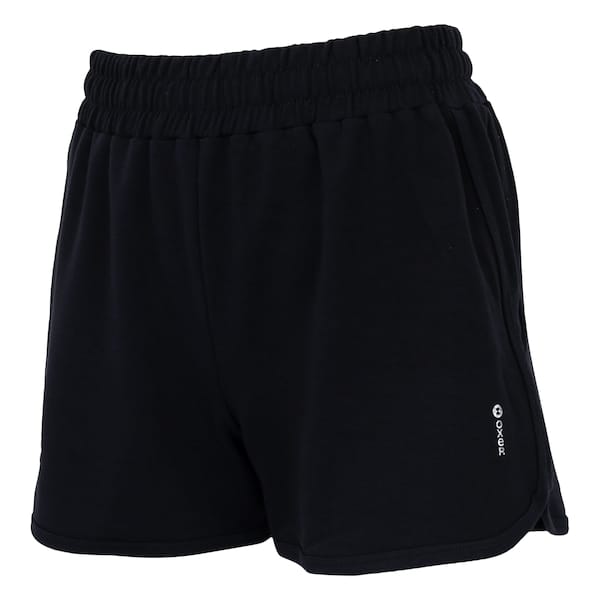 Vista principal Short Feminino Oxer Malha Recorte Lateral Oxer PRETO