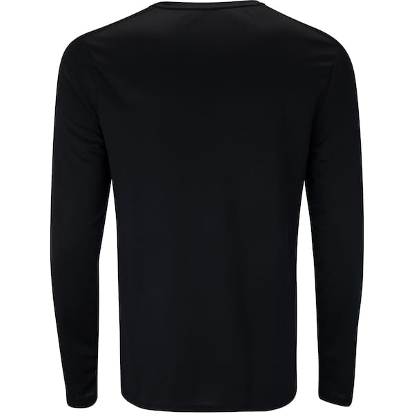 Vista 2 Camiseta Masculina Nike Manga Longa Dri-Fit Miler Top Nike PRETO