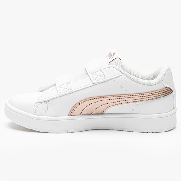 Vista 2 Tênis Infantil Puma Rickie Classic V PS Puma BRANCO/ROSE