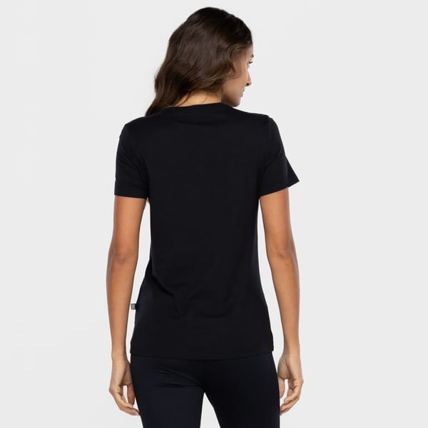 Vista 2 Camiseta Puma Ess Small Logo Tee Fem Puma PRETO