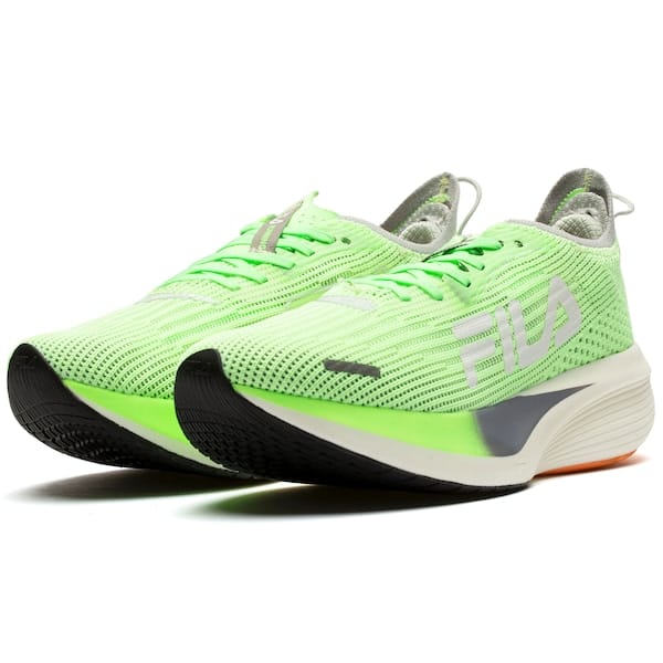 Vista 2 Tênis Fila Racer Carbon 2 - Masculino Fila VERDE CLARO/CINZA