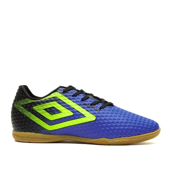 Vista principal Chuteira Futsal Umbro Warskin - Júnior Umbro AZUL/PRETO