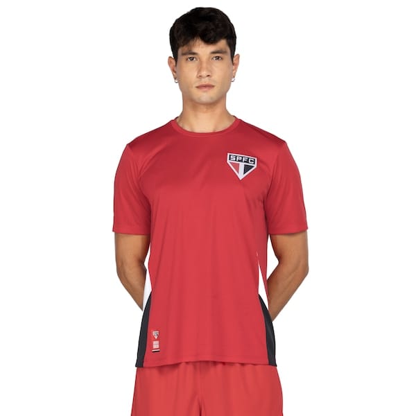 Camiseta do São Paulo Masculina Recortes