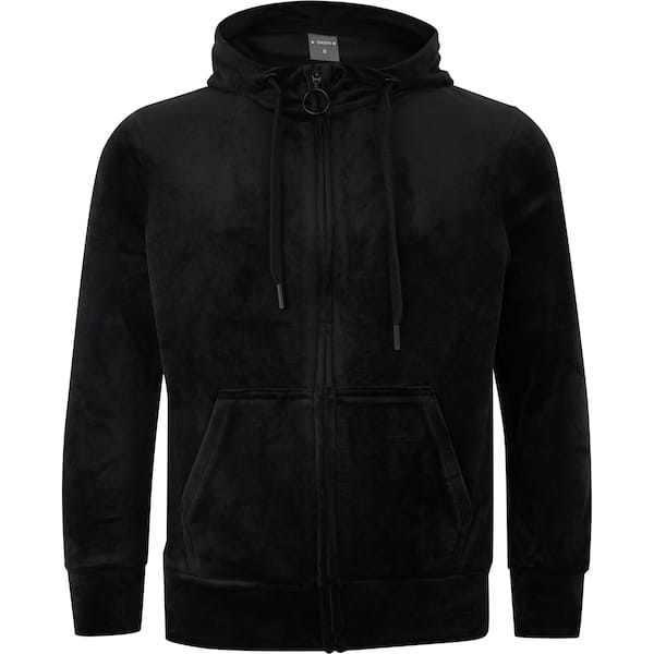 Vista principal Jaqueta Infantil Oxer com Capuz Plush Oxer PRETO