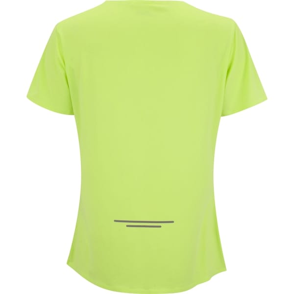 Vista 2 Camiseta Feminina ASICS Manga Curta Selada New ASICS AMARELO CLARO