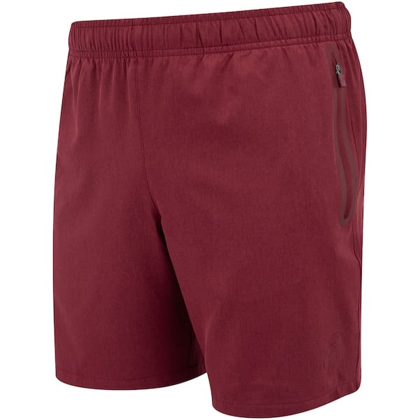 Vista principal Bermuda Masculina ASICS 7 Mescla Plano ASICS VINHO