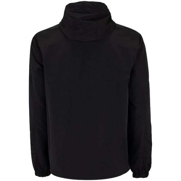 Vista 2 Jaqueta Masculina ASICS com Capuz Recortes ASICS PRETO