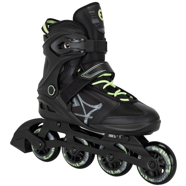 Vista 2 Patins Oxer Byte Adulto Oxer PRETO/OURO