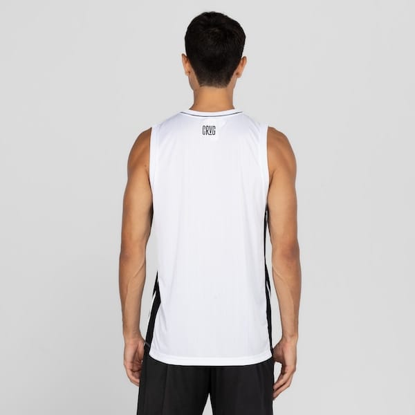 Vista 2 Camiseta Regata do Vasco da Gama Masculina Brevity braziline BRANCO