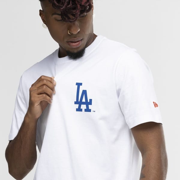 Vista 2 Camiseta do Los Angeles Dodgers New Era NBA Building new era BRANCO
