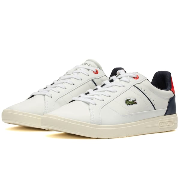 Vista 2 Tênis Lacoste Europa Pro 123 3 SMA - Masculino Lacoste BRANCO/AZUL ESC