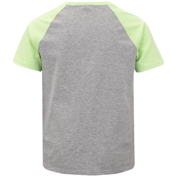 Vista 2 Camiseta Infantil Oxer Estampada Casual Oxer VERDE CLA/CINZA CLA