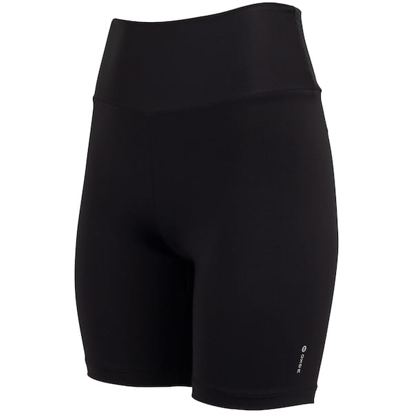 Vista principal Bermuda Feminina Oxer Bolso Traseiro Cós Médio Alta Compressão Oxer PRETO