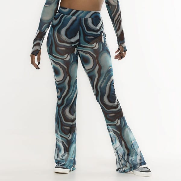 Vista 2 Calça Bailarina Jade Jade Tule Precious JADE JADE AZUL