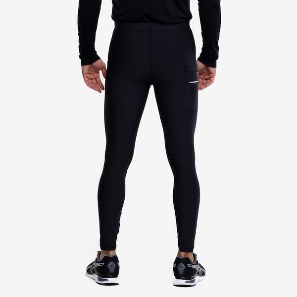 Vista 2 Calça de Compressão Masculina ASICS Compressão Standard Refletiva ASICS PRETO