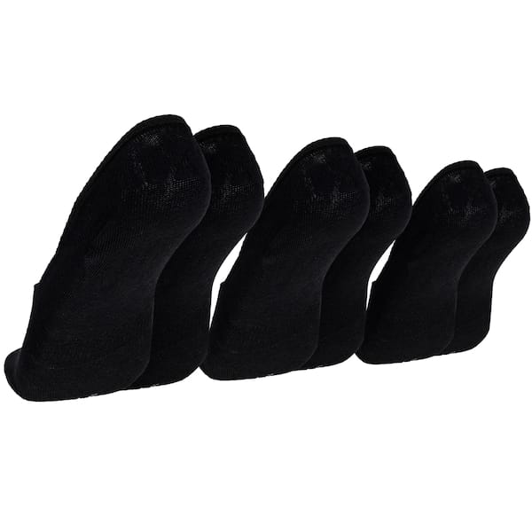 Vista 2 Kit de Meia Oxer Cano Invisível Super 3 Pares Adulto Oxer PRETO