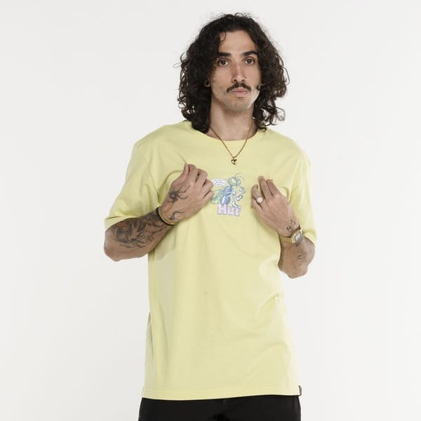 Vista 2 Camiseta HUF Manga Curta Mo SS HUF VERDE CLA/VERDE