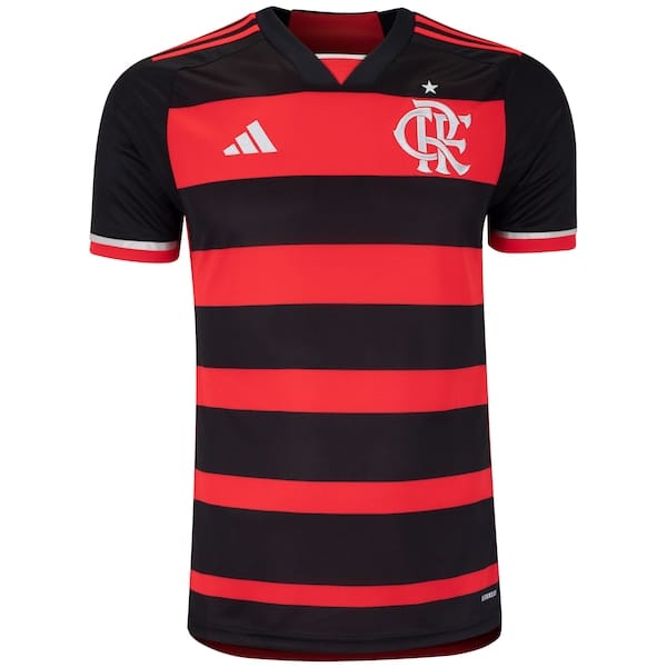 Camisa do Flamengo I 24 adidas Masculina Torcedor