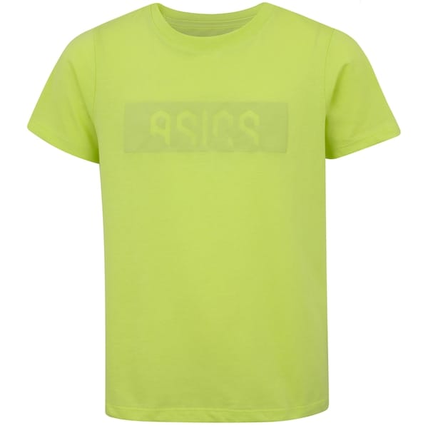 Camiseta Infantil ASICS Manga Curta Casual Cava Tradicional