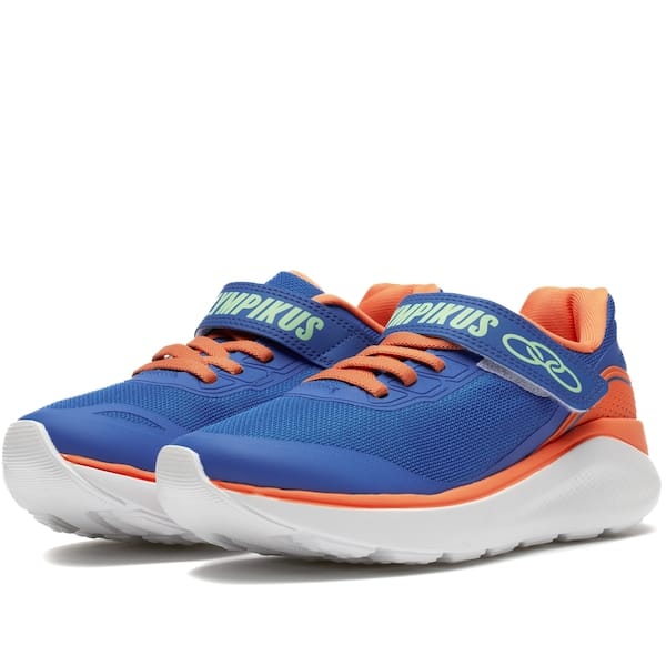 Vista 2 Tênis Infantil Olympikus Smash OLYMPIKUS AZUL CLA/LARANJA