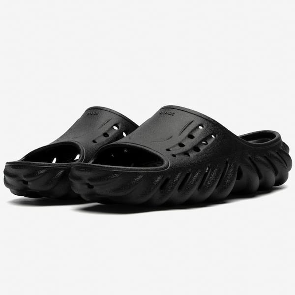 Vista 2 Chinelo Crocs Echo Slide Crocs PRETO