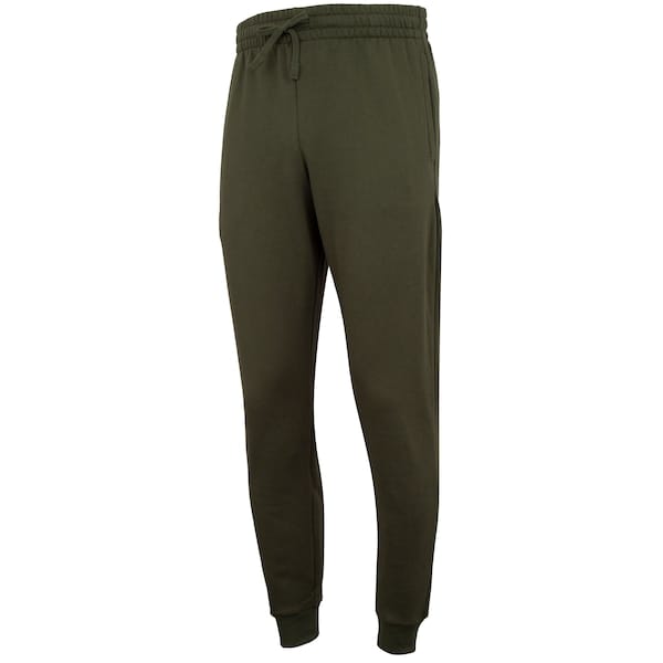 Vista principal Calça Masculina Under Armour Rival Fleece Jogger Under Armour VERDE/BRANCO