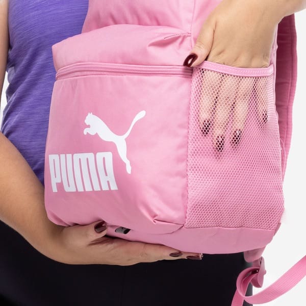Vista 2 Mochila Puma Phase Backpack - 22 Litros Puma ROSA/BRANCO