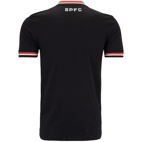 Vista 2 Camiseta do São Paulo New Balance Masculina 24 Retrô New Balance PRETO