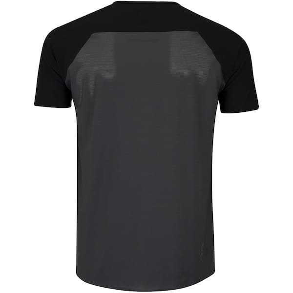 Vista 2 Camiseta Masculina On Running Manga Curta Performance-T On PRETO