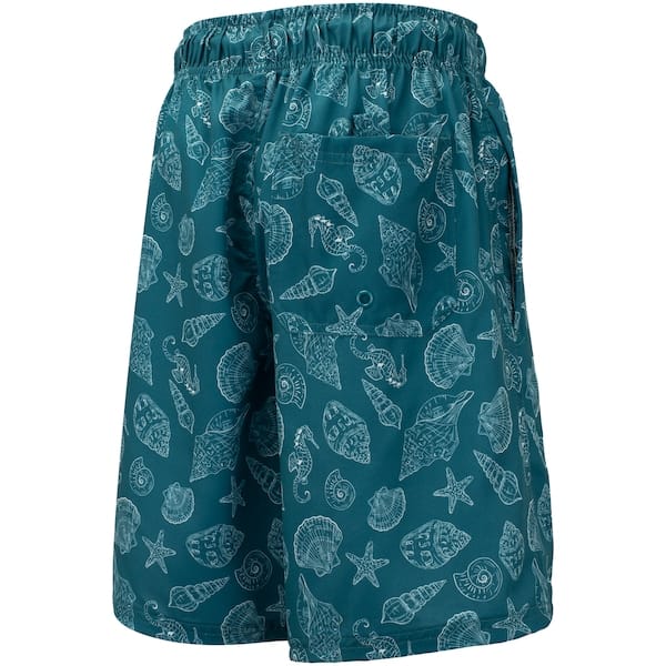 Vista 2 Bermuda Masculina Oxer Swim Longo Oxer VERDE ESC/BRANCO