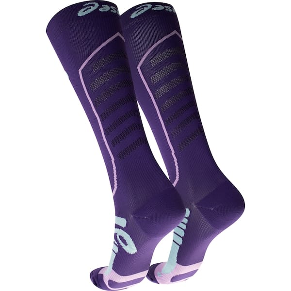 Vista 2 Meia Para Corrida Cano Alto Tamanho 34-38 ASICS Adulto ASICS ROXO/AZUL CLA