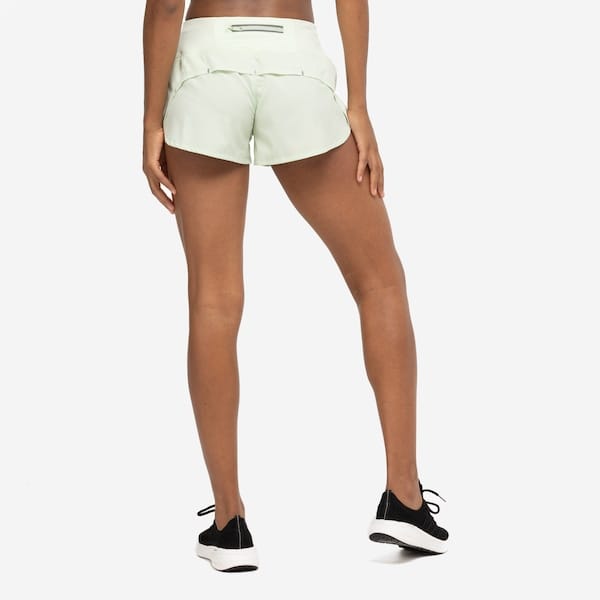 Vista 2 Short Feminino Oxer Duplo Selado II Bolso Seguro Oxer VERDE CLARO