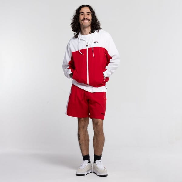 Vista 2 Short Fila DNA Biella Fila VERMELHO/BRANCO