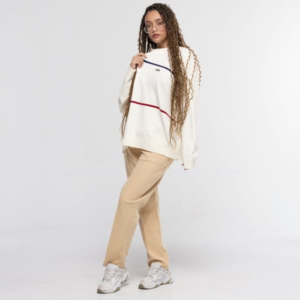 Vista 2 Blusão Fila Tricô Itália Fila OFF WHITE