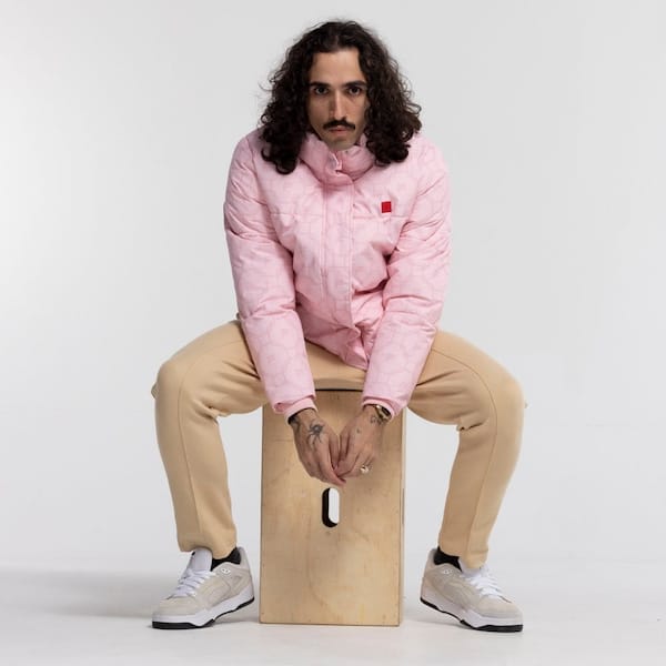 Vista 2 Jaqueta Fila Odi Puffa Fila ROSA CLARO