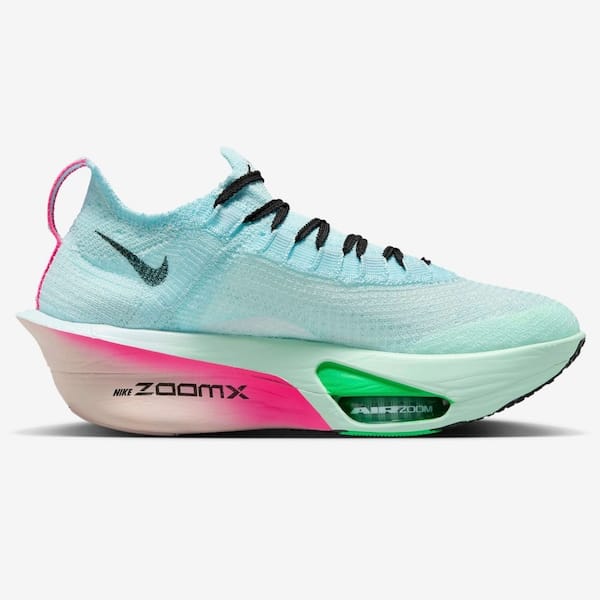 Vista 2 Tênis Nike Air Zoom Alphafly Next % 3 Feminino Nike AZUL/ROSA