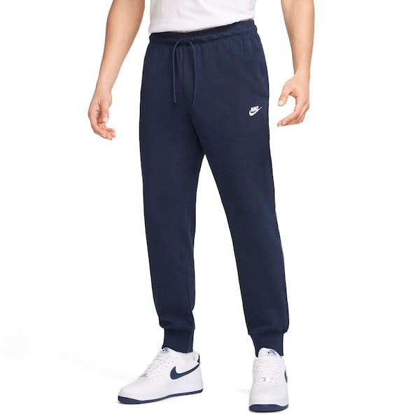 Vista principal Calça Jogger Masculina Nike Club Knit Nike AZUL ESCURO