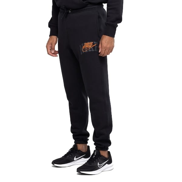 Vista principal Calça Masculina Nike Club BB Cuffed Arch GX Nike PRETO