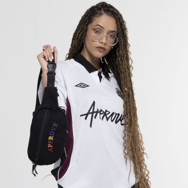 Vista 2 Pochete Approve Strap New Rainbow Approve PRETO