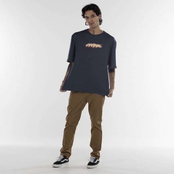 Camiseta Approve Manga Curta Over Blur Dog