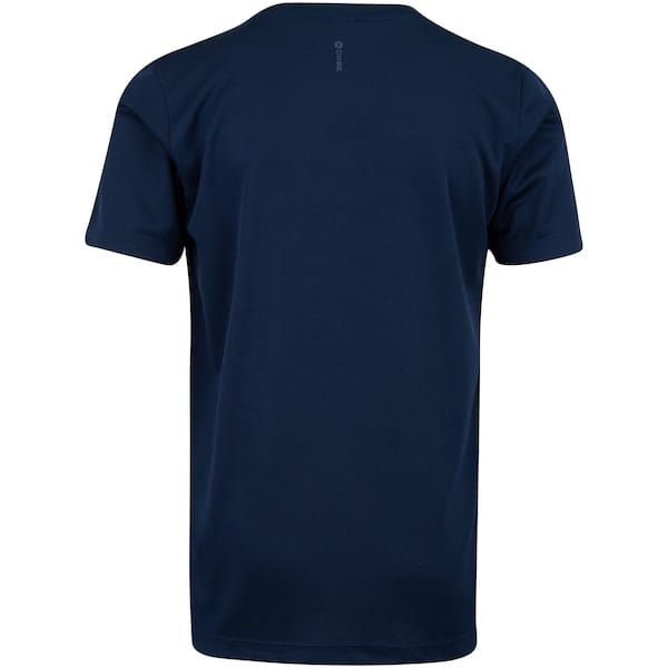 Vista 2 Camiseta Infantil Oxer Manga Curta Treino Menino Oxer AZUL ESC/LARANJA