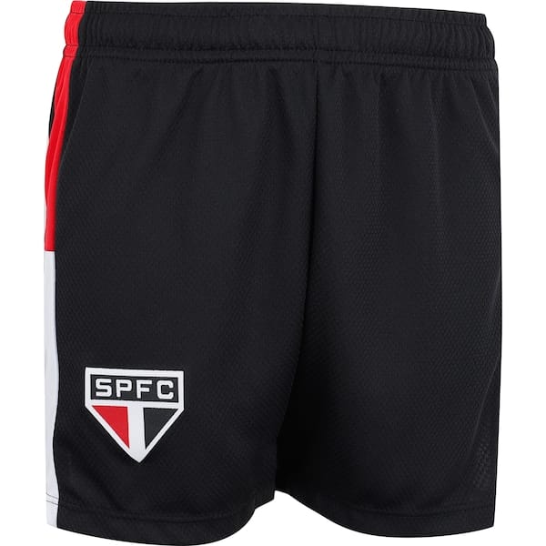 Vista 2 Calção do São Paulo Juvenil Dry Sao Paulo PRETO/BRANCO