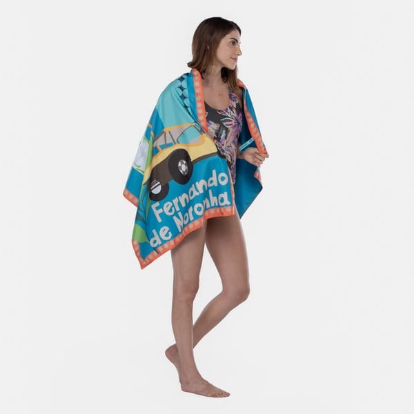 Toalha de Natação Oxer Estampada - 2