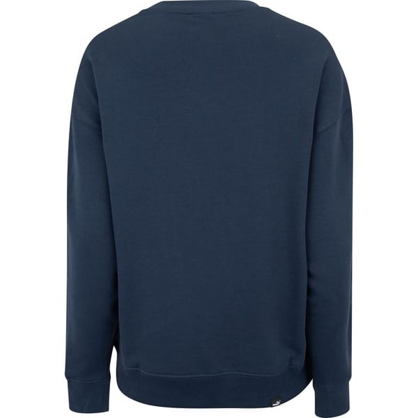 Vista 2 Blusão Feminino Puma Her Crew Tr Puma AZUL