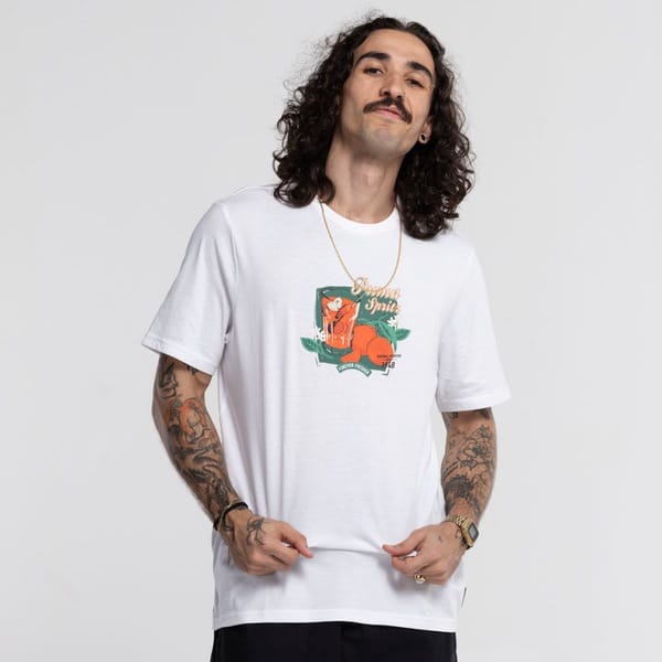 Vista 2 Camiseta Puma Graphics Spritz Tee Puma BRANCO