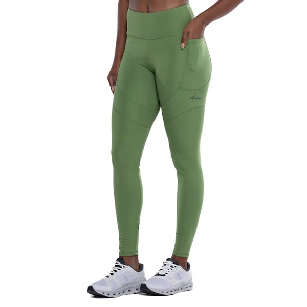 Vista principal Calça Legging Feminina Authen Essential Run Trot Authen VERDE