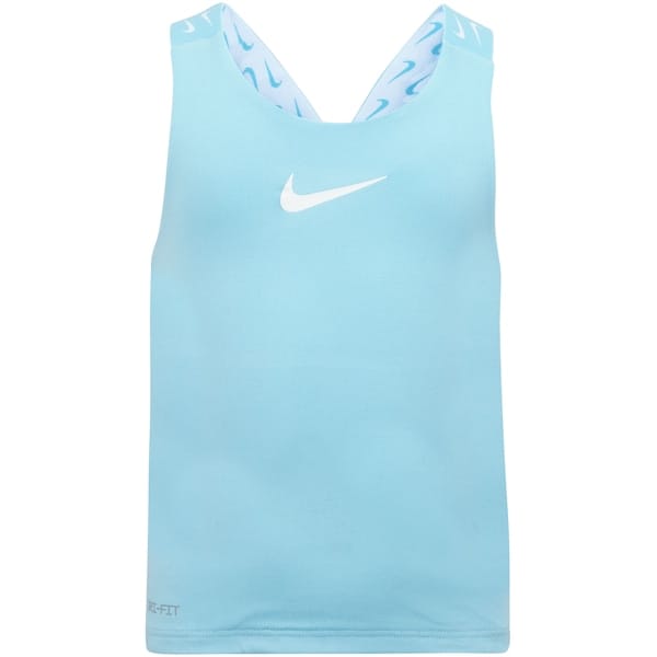 Vista principal Camiseta Regata Infantil Nike All Day Play Fitted Nike AZUL CLARO