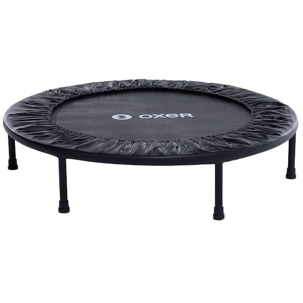 Vista principal Trampolim Jump Oxer Aço 32 Molas Diâmetro 1 Metro Oxer PRETO