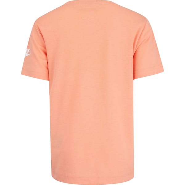 Vista 2 Camiseta Nike Futura Evergreen Infantil Nike BRANCO/LARANJA CLA